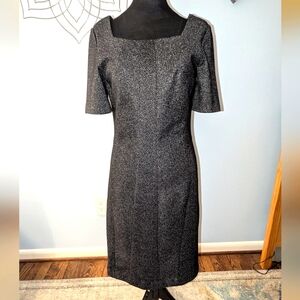 Brooks Brothers Charcoal Sheath Dress (8).